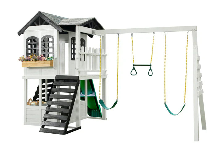 2MamaBees Reign Two Story Swing Set - Korvel