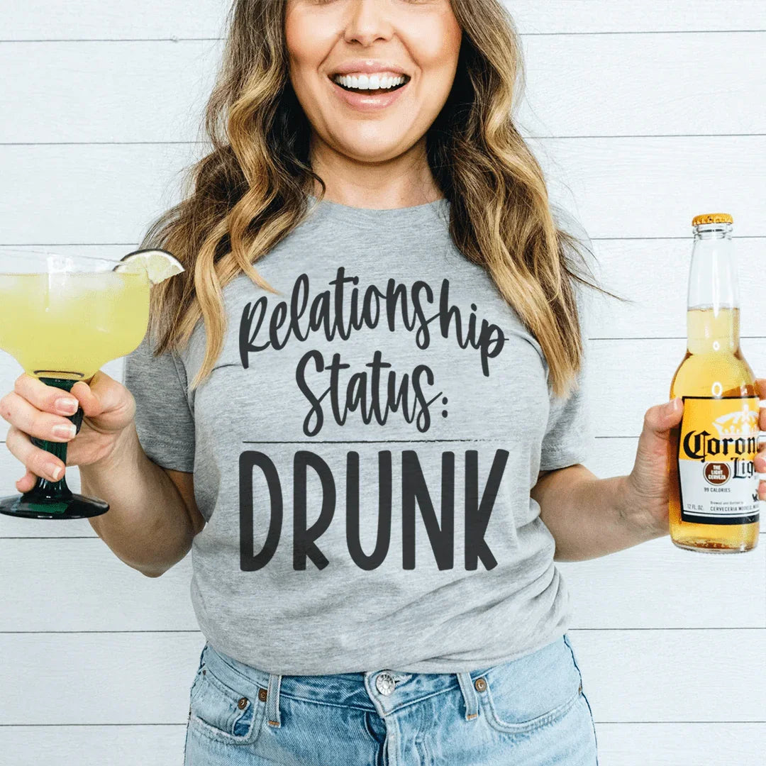 Camiseta de estado civil borracho