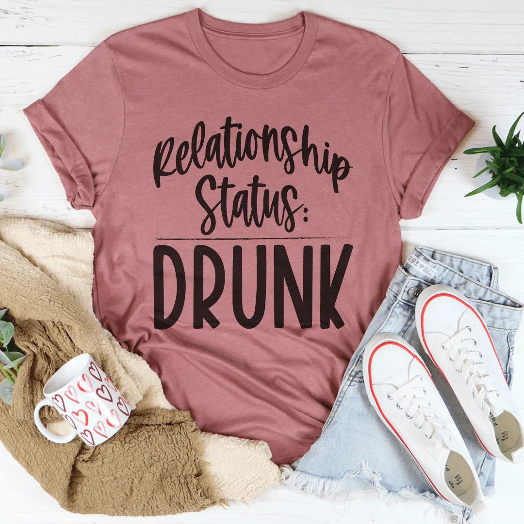Camiseta de estado civil borracho