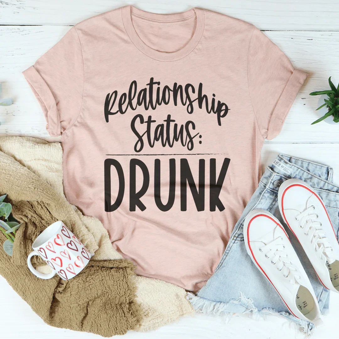 Camiseta de estado civil borracho