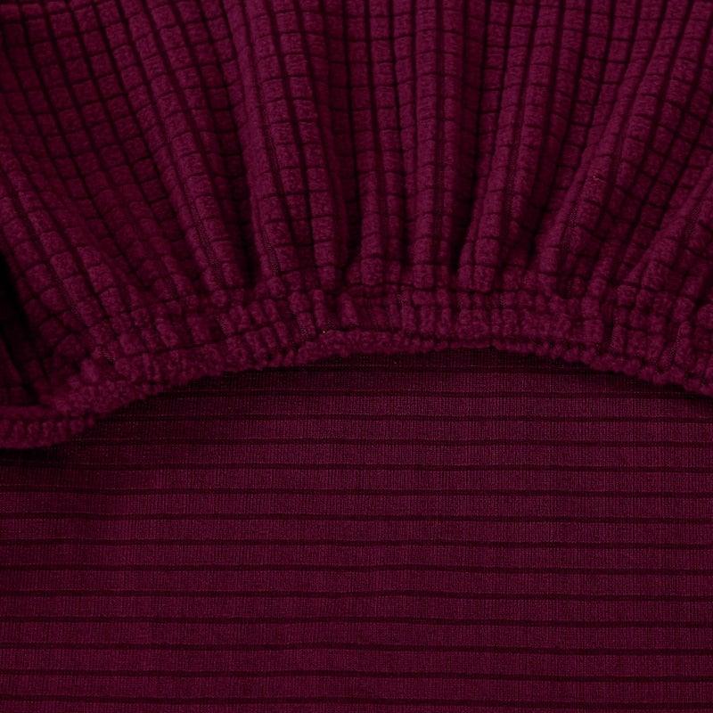 Funda de Asiento de Silla Premium Removible y Lavable - Diseño Sólido Elástico