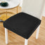 Funda de Asiento de Silla Premium Removible y Lavable - Diseño Sólido Elástico