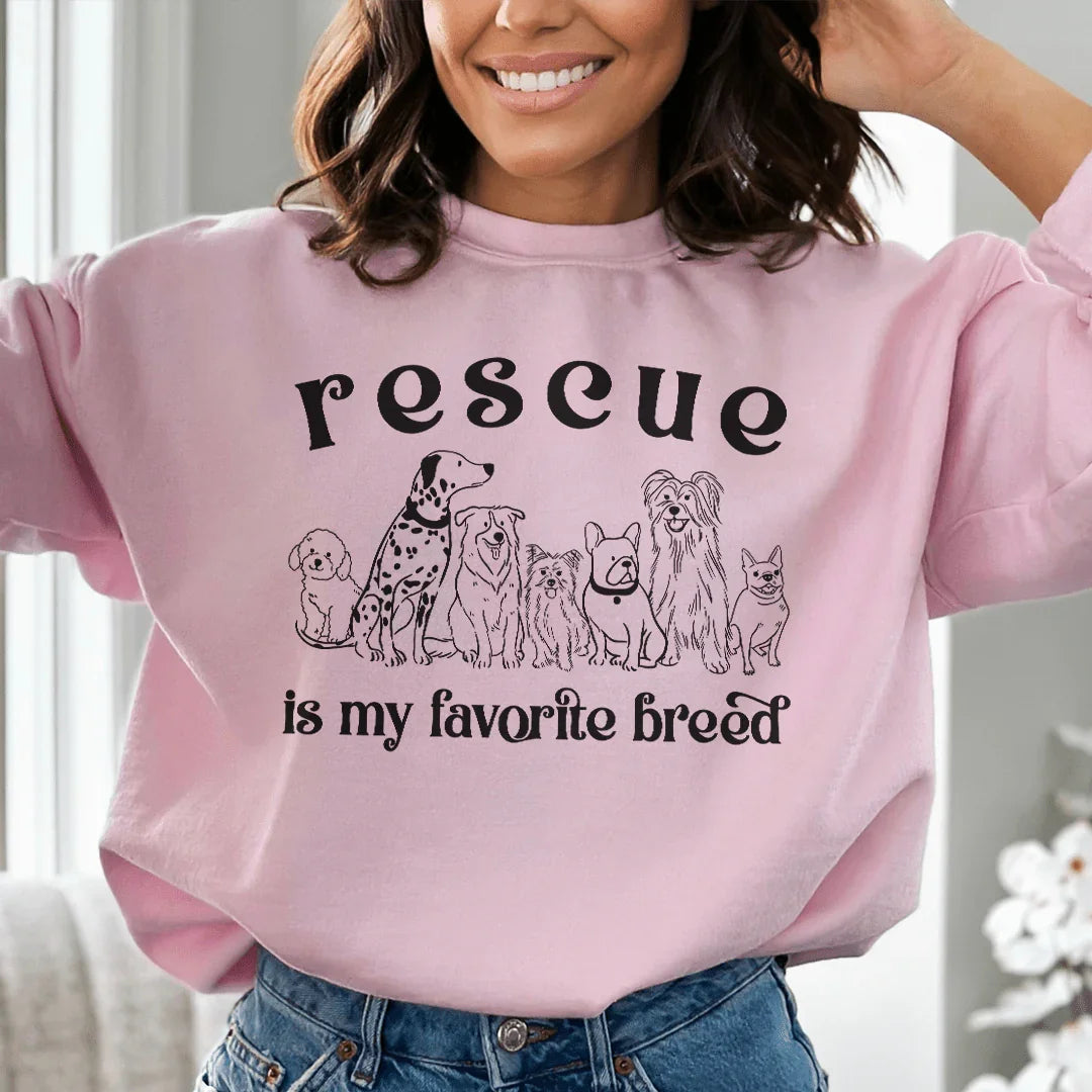 Rescue Is My Favorite Breed Sweatshirt