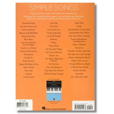 Ultimate Easy Piano Collection - 50 Beloved Songs (Spiral Bound) - Korvel