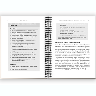 Toxic Superfoods: How Oxalate Overload Is Making You Sick--and How to Get Better (Spiral Bound) - Korvel