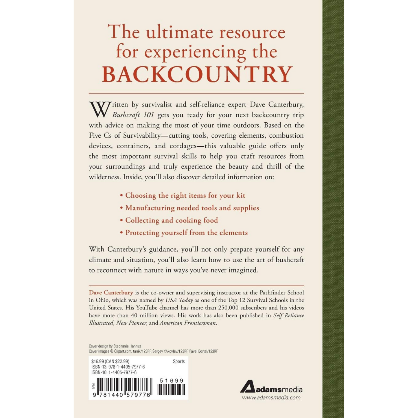 Bushcraft 101: A Field Guide to the Art of Wilderness Survival (Spiral Bound) - Korvel