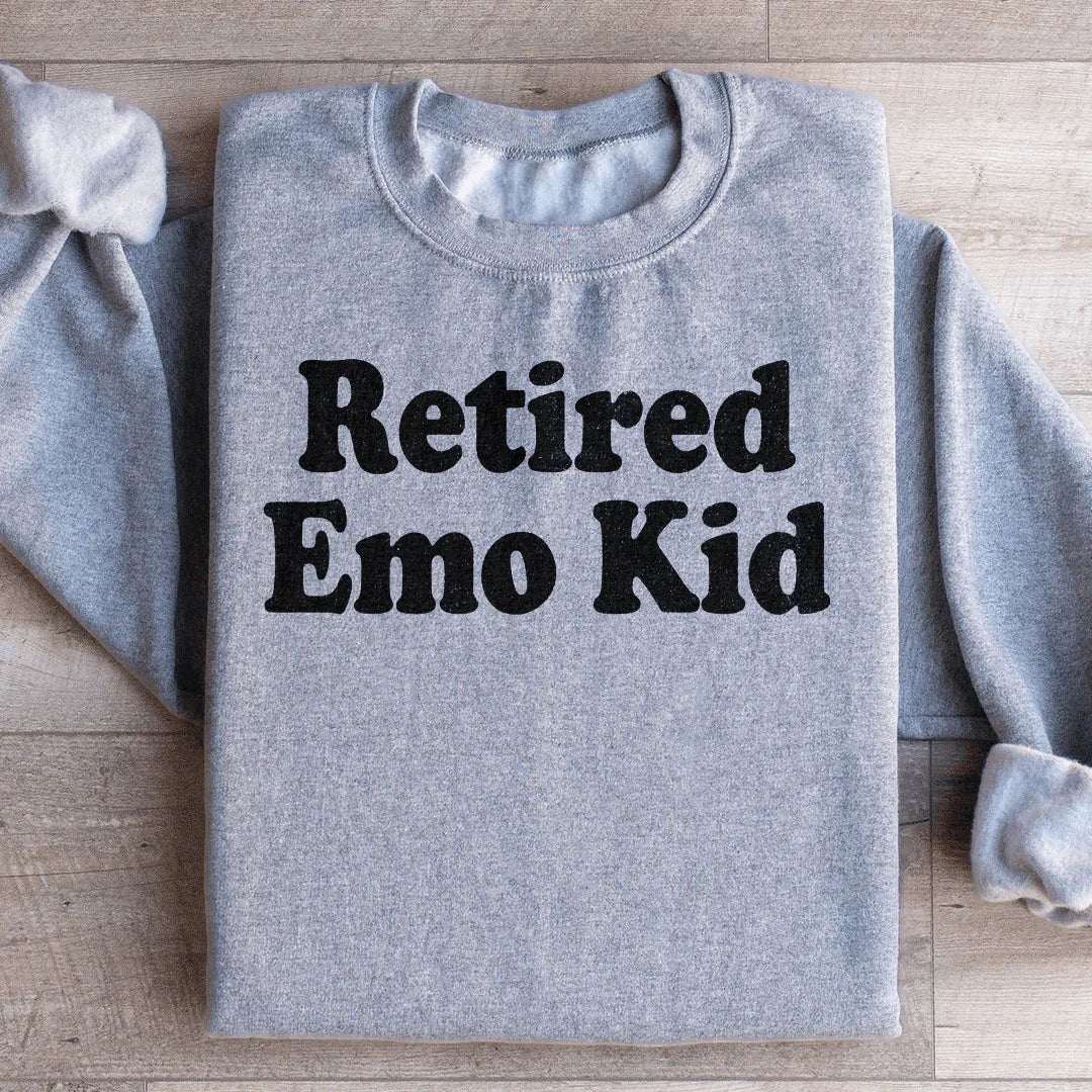 Sudadera de niño emo jubilado