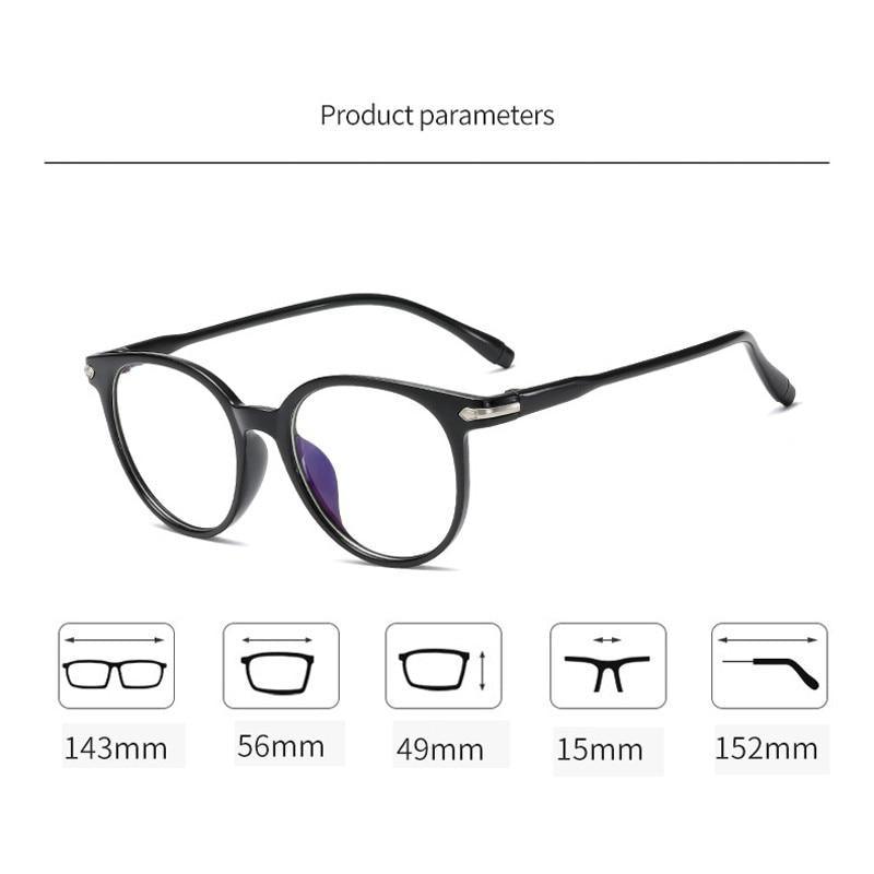 Lunettes élégantes anti-lumière bleue pour confort et protection