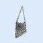 Bolso de Hombro de Lentejuelas Plateadas Elegante para Mujeres