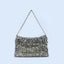 Bolso de Hombro de Lentejuelas Plateadas Elegante para Mujeres