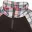 Retro patchwork retro texture pullover hoodie - Korvel