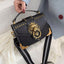 Retro PU handbag single shoulder crossbody small square bag crossbody bag - Korvel