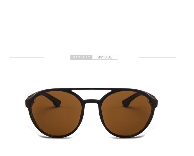 Lunettes de soleil polarisées rondes rétro élégantes pour hommes et femmes