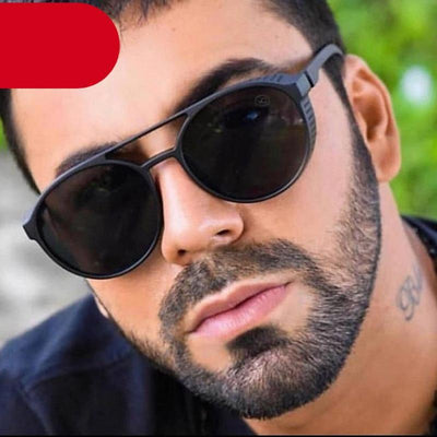 Lunettes de soleil polarisées rondes rétro élégantes pour hommes et femmes