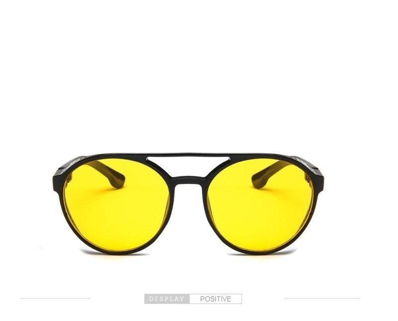 Lunettes de soleil polarisées rondes rétro élégantes pour hommes et femmes