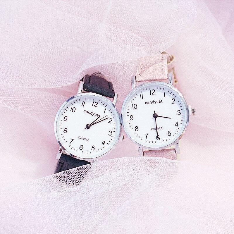 Reloj de Cuarzo Retro Elegante para Mujeres y Niñas