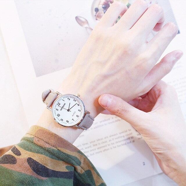 Reloj de Cuarzo Retro Elegante para Mujeres y Niñas