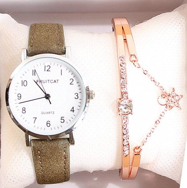 Reloj de Cuarzo Retro Elegante para Mujeres y Niñas