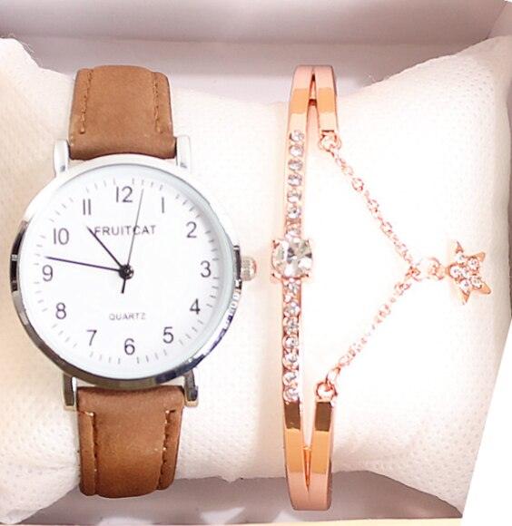 Reloj de Cuarzo Retro Elegante para Mujeres y Niñas