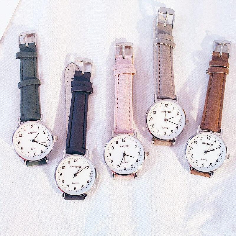 Reloj de Cuarzo Retro Elegante para Mujeres y Niñas