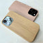 Coque de téléphone en bois rétro premium pour iPhone
