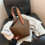 Retro Women's Bag Fashion Casual Bag Portable Water Bucket Bag Red Crossbody Women's Bag - Korvel