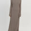 Ribbed Knit Maxi Dress: Elegant Autumn Style