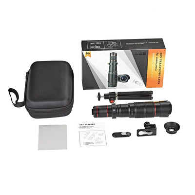 Kit de Lente Telefoto HD de Alta Potencia