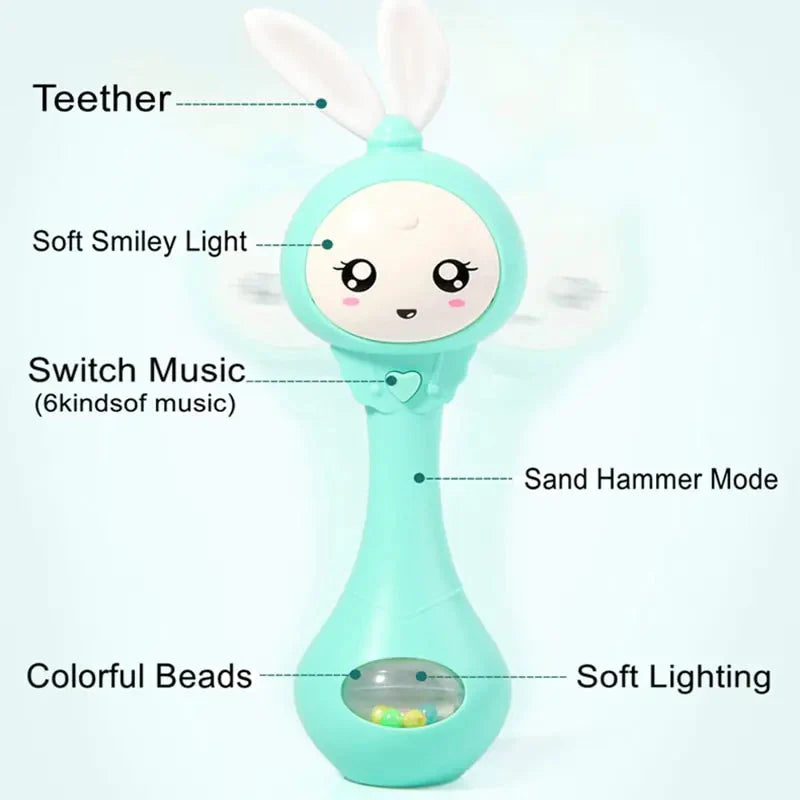 Baby Music Flashing Rattle Toys