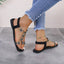 Sandales plates papillon en strass