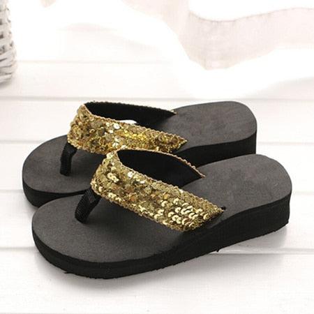 Zapatillas Elegantes de Strass para Mujeres para la Comodidad de Verano