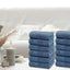 Ensemble de Gants de Toilette Doux de la Collection Resort - Pack de 12 Luxe Bleu