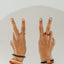 14k Gold Filled Beaded Stretch Ring - Stackable Elegance