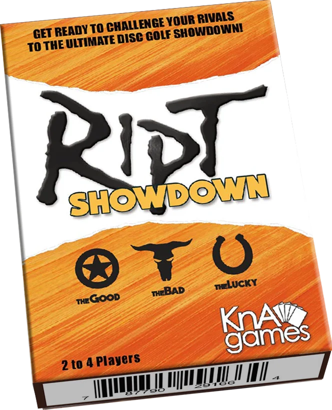 Juego de Cartas RIPT Showdown Disc Golf