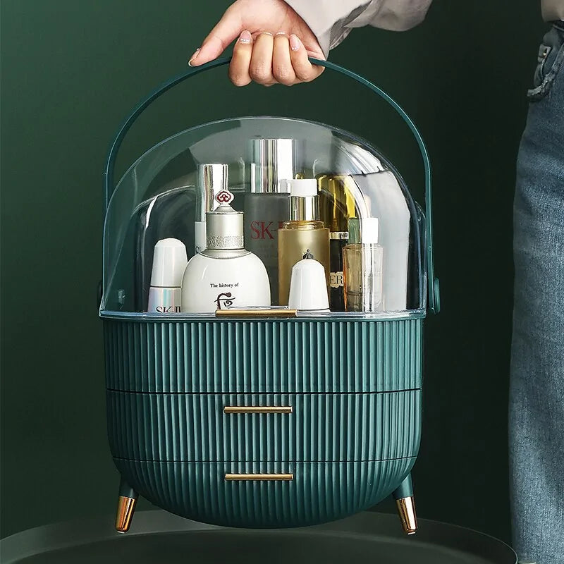 Elegant Cosmetic Storage Box Organizer