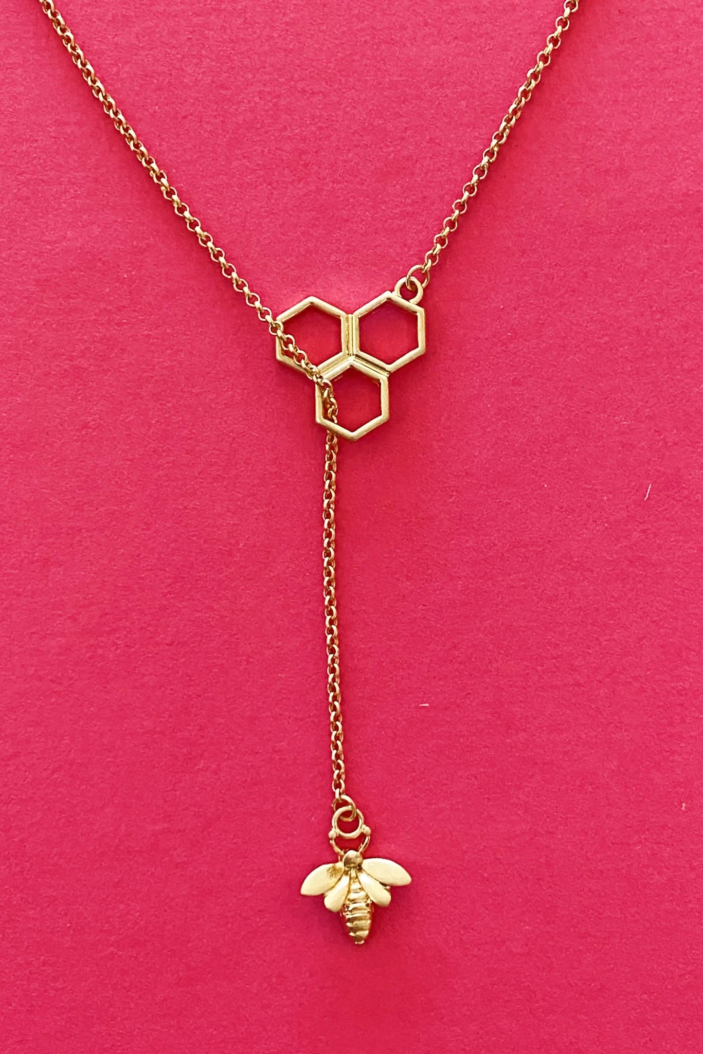 Bee With Me Necklace in Gold