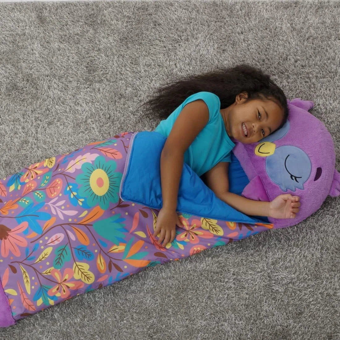 Sac de couchage animal douillet pour enfants