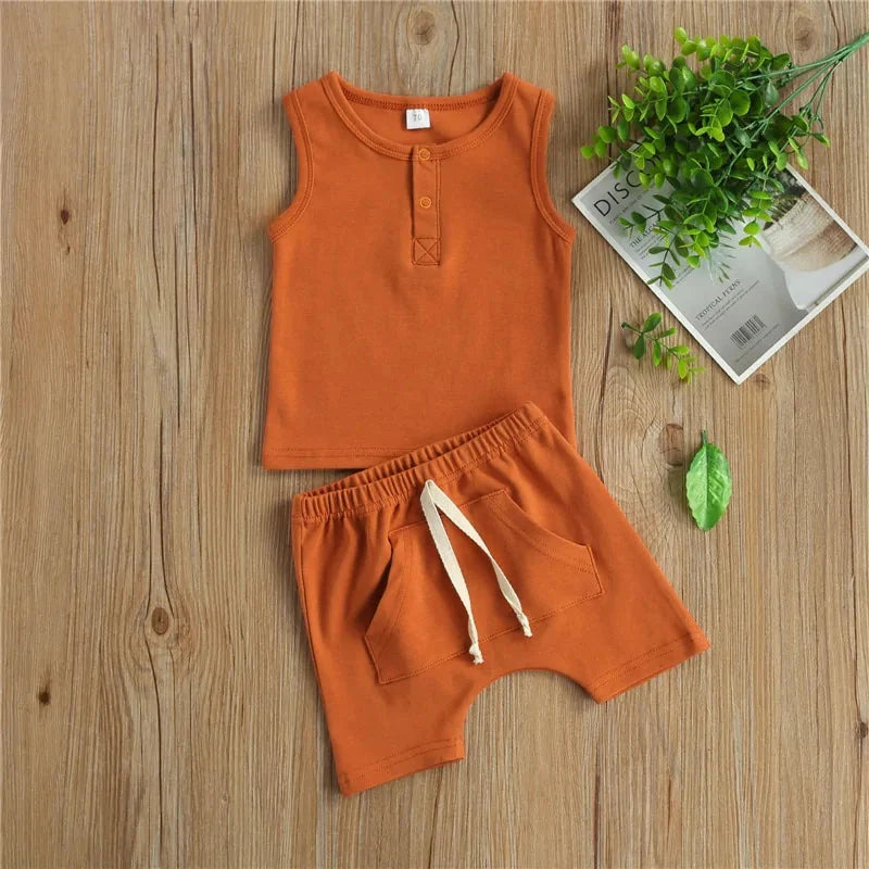 Charming Two-Piece Baby Summer Outfit