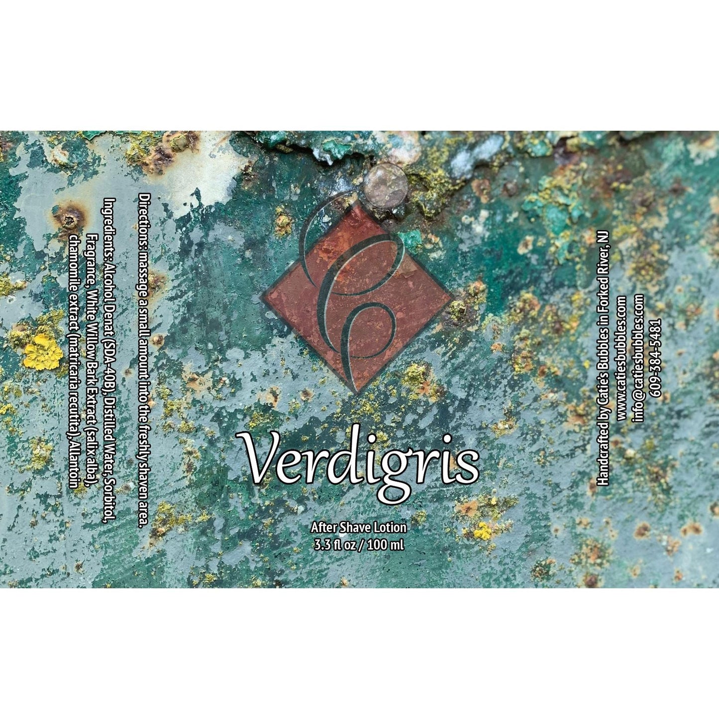 Collection de rasage Verdigris de Catie's Bubbles