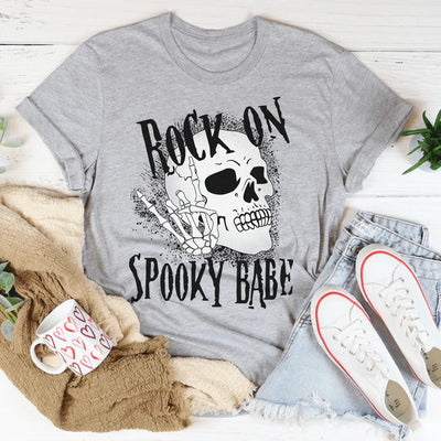 Camiseta Rock On Spooky Babe