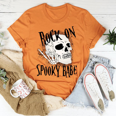 Camiseta Rock On Spooky Babe