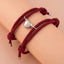 Ensemble de Bracelets Magnétiques en Cœur pour Couples - Cadeau Ajustable