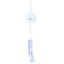 Handmade Japanese Cherry Wind Bell - Elegant Glass Decor
