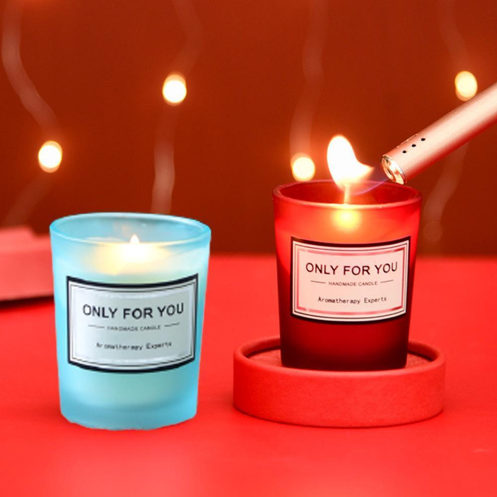 Bougie en Soja Romantique pour Parfum d'Intérieur et Détente