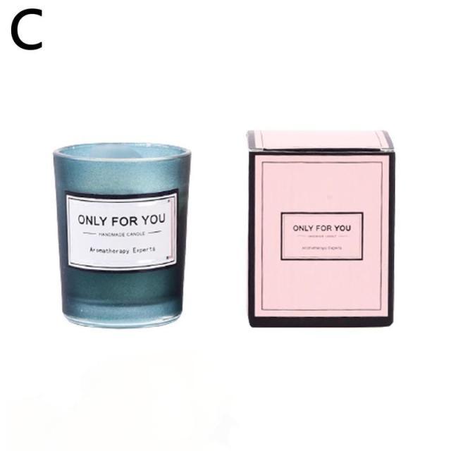 Bougie en Soja Romantique pour Parfum d'Intérieur et Détente
