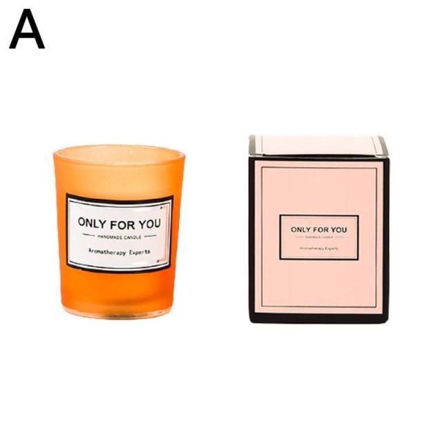 Bougie en Soja Romantique pour Parfum d'Intérieur et Détente