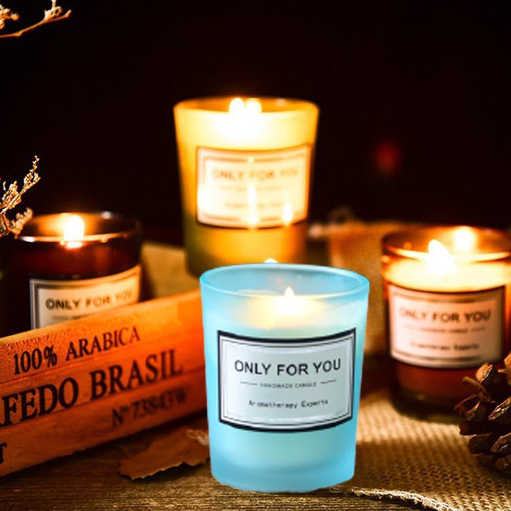 Bougie en Soja Romantique pour Parfum d'Intérieur et Détente