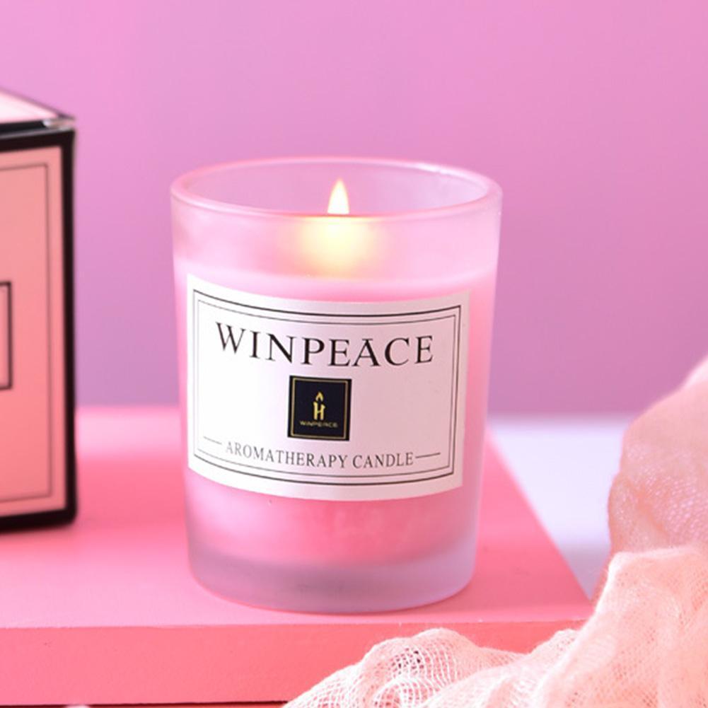 Bougie en Soja Romantique pour Parfum d'Intérieur et Détente