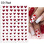 Rose Gold Star 3D Nail Art Stickers for DIY Manicures