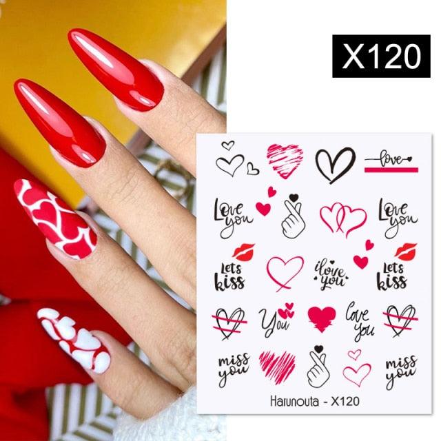 Rose Gold Star 3D Nail Art Stickers for DIY Manicures